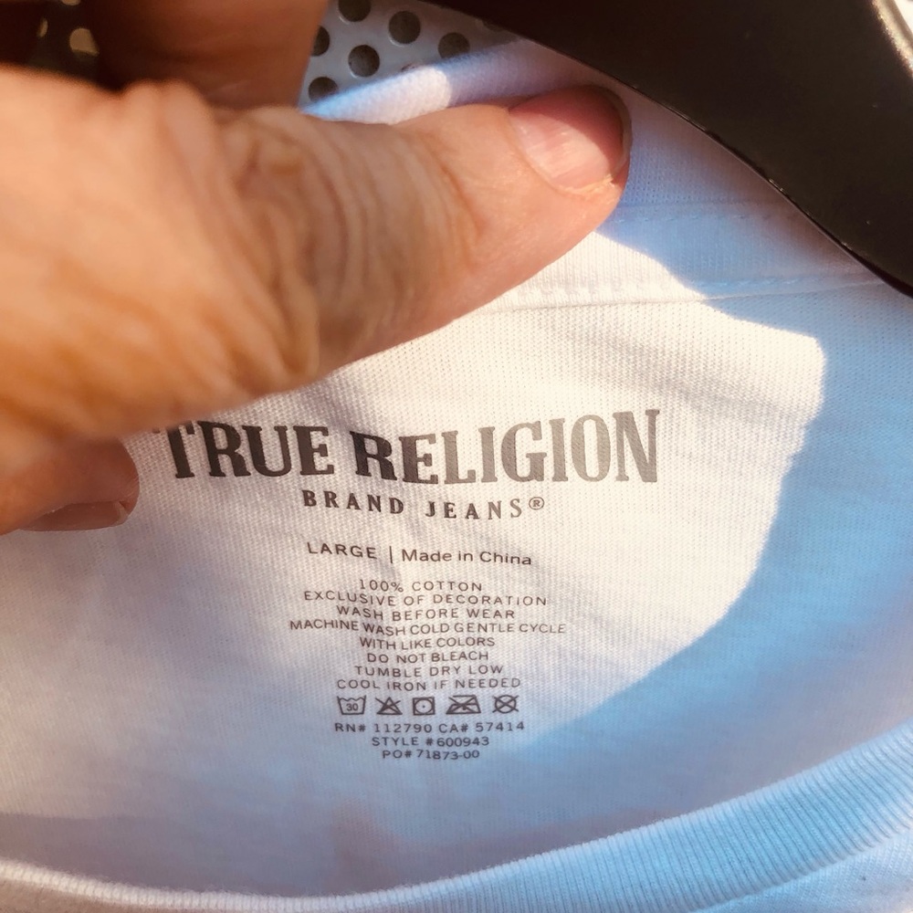 True Religion - Brand New With Tags! White Short Sleeve Tee with Logo Print